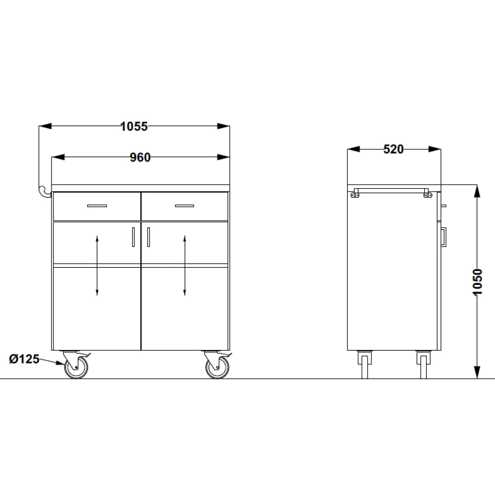 Waiter Station ROCAM 015INPOL2B