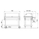 Service trolley ROCAM 008INARTREFEU