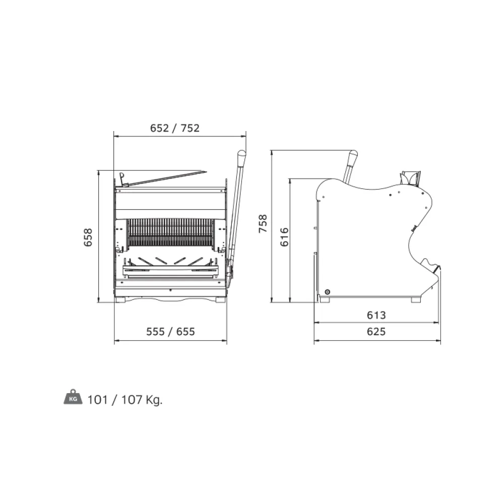 Bread slicer ROLLMATIC C42
