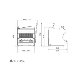 Bread slicer ROLLMATIC C42