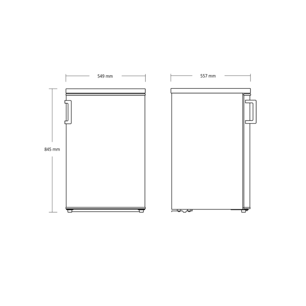 Fridge-freezer Scandomestic HOME 01030161W10000