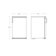 Fridge-freezer Scandomestic HOME 01030161W10000