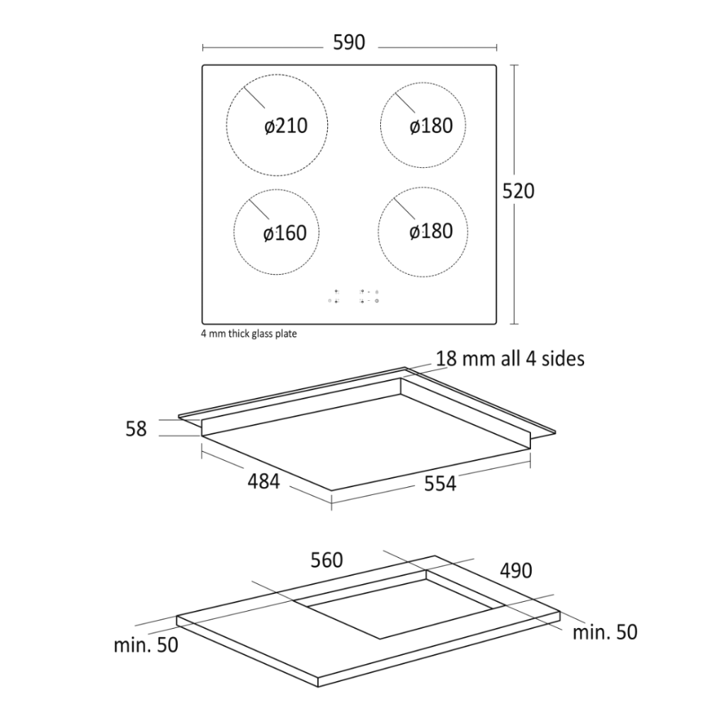 Hob Scandomestic HOME 33058010000IKP60