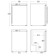 Refrigerator Scandomestic HOME 35310145E10000