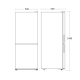 Fridge-freezer Scandomestic HOME 01030231W10000