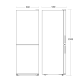 Fridge-freezer Scandomestic HOME 01030297W10000