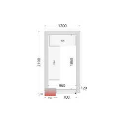 Modular shelving system TEFCOLD 46220