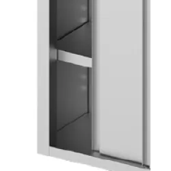 Stainless steel shelf fitting Novameta A-C-LP