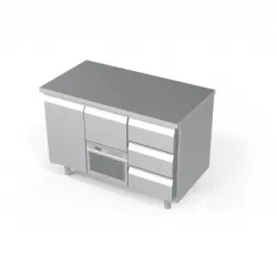 Refrigerated table with lifting mechanism Novameta FPR-E240-150/70/90