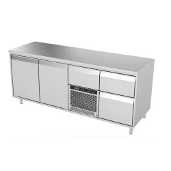 Refrigerated table with lifting mechanism Novameta FPR-E332-192/70/90