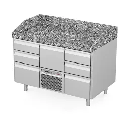 Refrigerated table with granite top Novameta FM0-E222-130/70/90