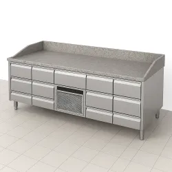 Refrigerated table with granite top Novameta FM0-E424-213/70/90