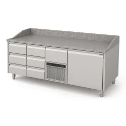 Refrigerated table with granite top Novameta FM0-E438-213/70/90