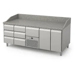 Refrigerated table with granite top Novameta FM0-E446-213/70/90