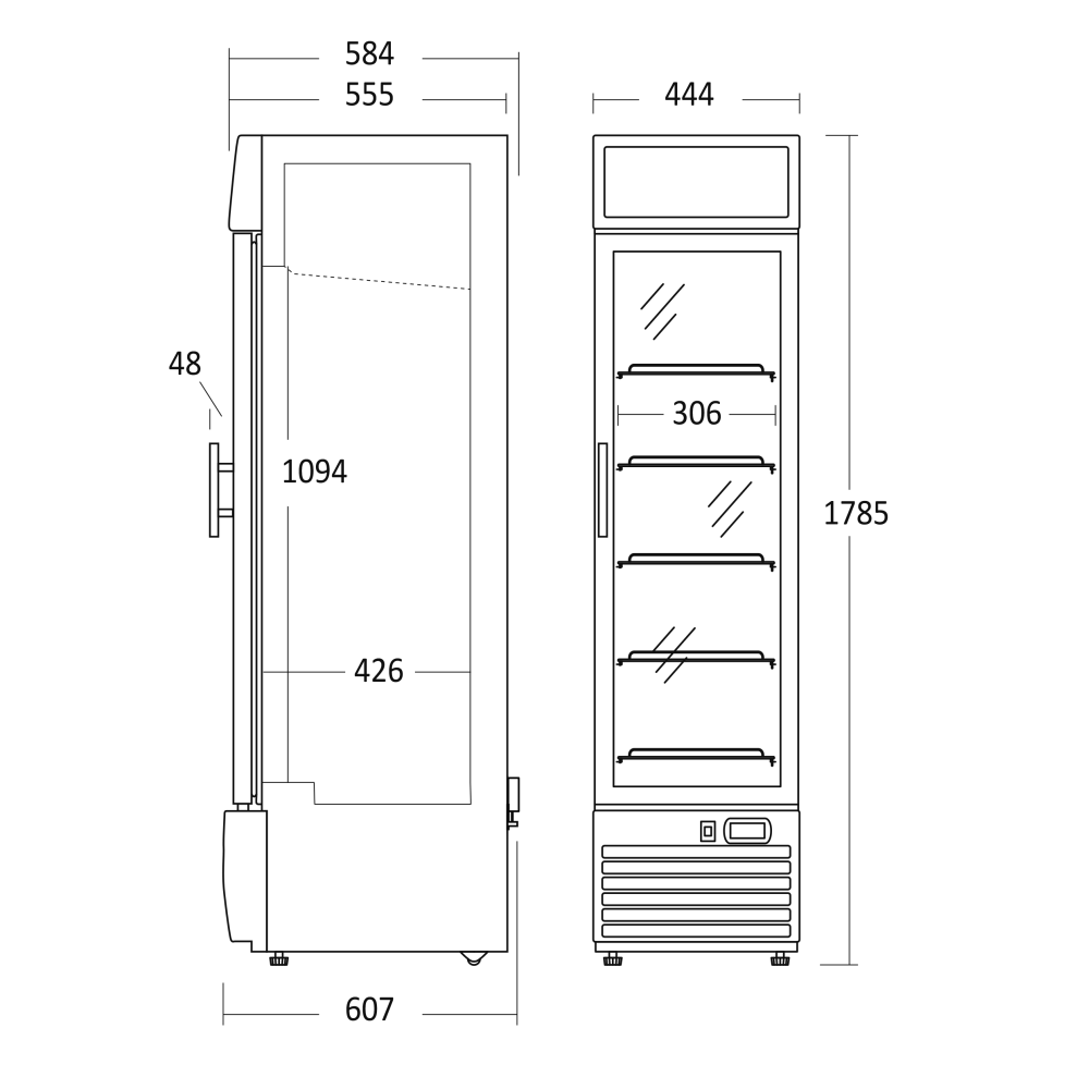 Display freezer SCANDOMESTIC 59324010000DF217BC