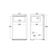 Fridge-freezer Scandomestic HOME 57033910000SKB82WE