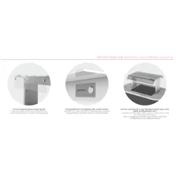 LED shelf for buffet Novameta LPA13-107/40/40