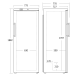 Refrigerator SCANDOMESTIC 31318510000GUR590WB