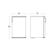 Refrigerator Scandomestic HOME 01013210000RFT126WE