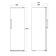 Refrigerator Scandomestic HOME 61013010000SKS332WE