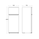 Refrigerator Scandomestic HOME 61033510000CBF206WE