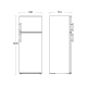 Refrigerator Scandomestic HOME 01033510000CBF211WD