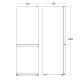 Fridge-freezer Scandomestic HOME 57033510000CBF269WE