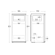 Fridge-freezer Scandomestic HOME 31033610000BIC111WE