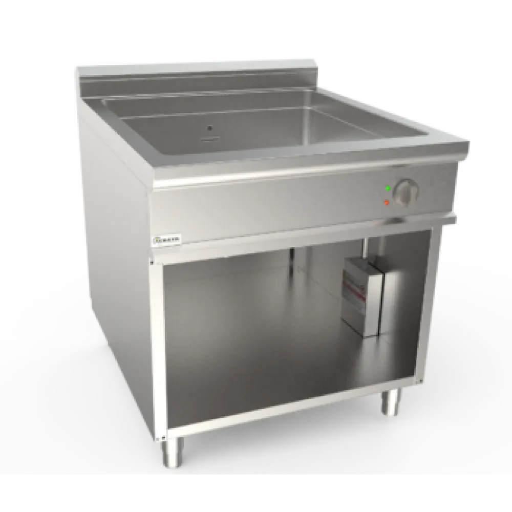 Hot bain-marie with neutral cabinet CASTA LQ/BME2BA