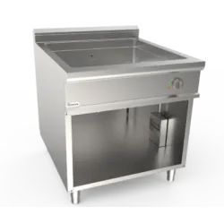 Hot bain-marie with neutral cabinet CASTA LQ/BME2BA