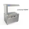 Cooking station with built-in teppanyaki griddle CASTA CCOOKTEP800