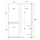 Fridge-freezer Scandomestic HOME 61033510000CBF315XE