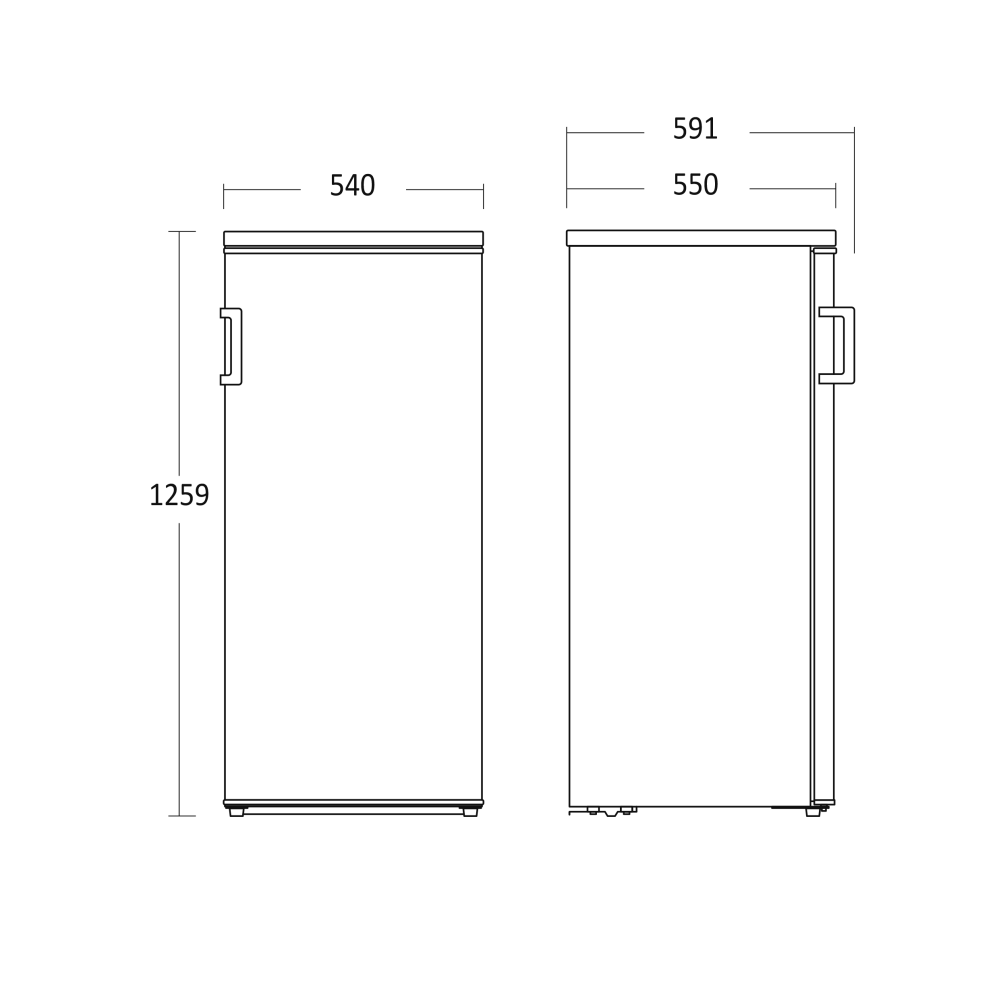 Freezer Scandomestic HOME 01024010000FRF145WE