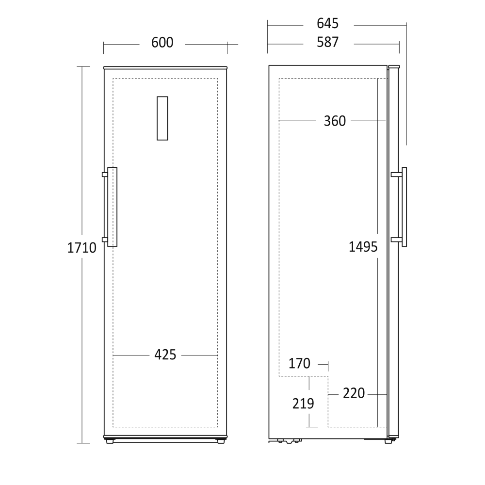 Freezer Scandomestic HOME 61024010000SFS242WE