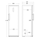Freezer Scandomestic HOME 61024010000SFS242WE
