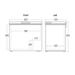 Chest freezer Scandomestic HOME 01124210000CF200WD