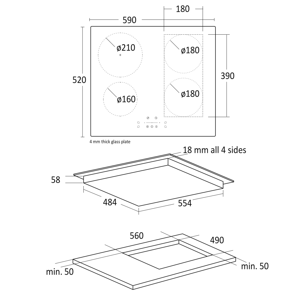 Hob Scandomestic HOME 33058010000HOI60F1FLEX
