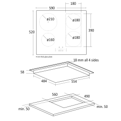 Hob Scandomestic HOME 33058010000HOI60F1FLEX