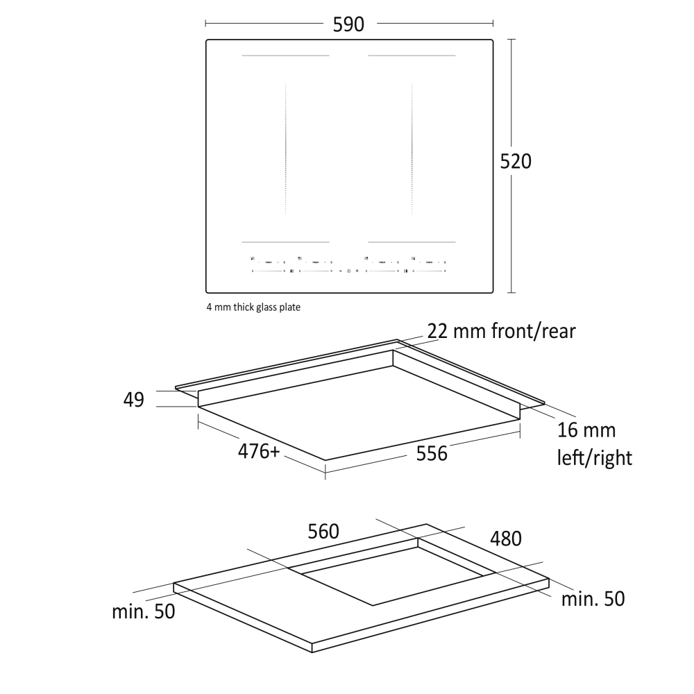 Hob Scandomestic HOME 33058010000HOI60F2FLEX