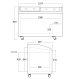 Chest freezer showcase SCANDOMESTIC 23424310000IC352D