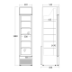 Mini display freezer SCANDOMESTIC 263240DFC159BD