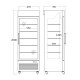 Display freezer SCANDOMESTIC 25324010000DF400BD