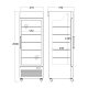 Display freezer SCANDOMESTIC 253240DF500BD