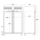 Refrigerator SCANDOMESTIC 63318510000GUR1400X