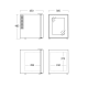 Bar refrigerator SCANDOMESTIC 43010032BGD10000