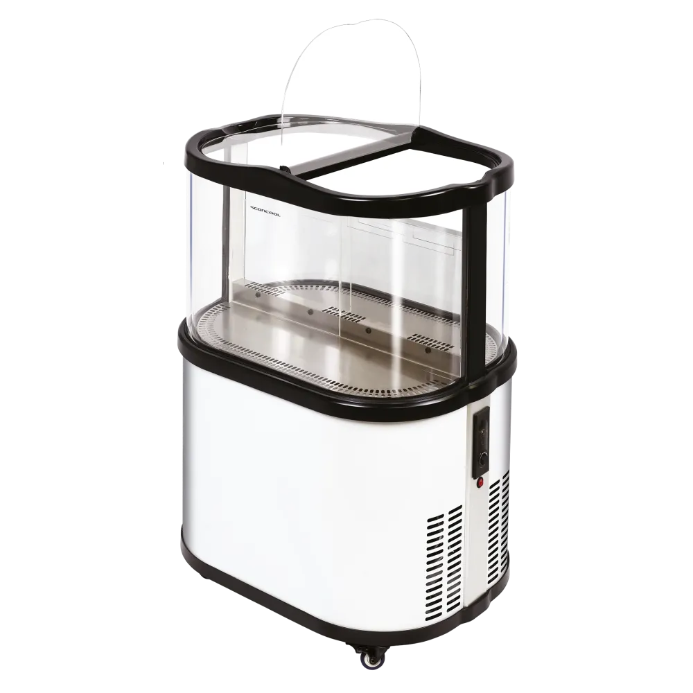 Cylindrical can display cabinet SCANDOMESTIC 34310111E10000