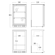 Refrigerated display cabinet SCANDOMESTIC 26311010000SC131HE
