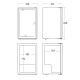 Refrigerated display cabinet SCANDOMESTIC 35311110000DC98BB