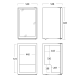 Refrigerated display cabinet SCANDOMESTIC 35311110000DC126BB