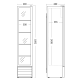Refrigerated display cabinet SCANDOMESTIC 26311110000SD226BE